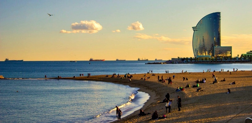 barceloneta plajı